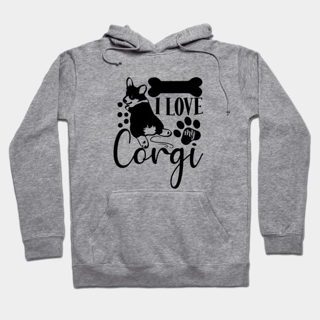 I love my Corgi Hoodie by little.tunny
